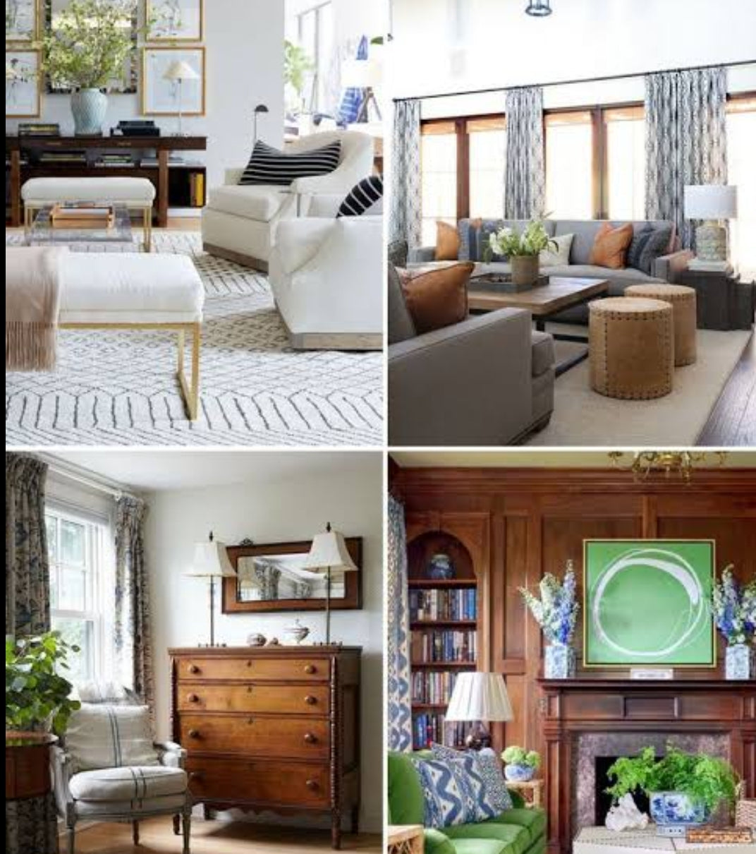 3 Timeless decor styles and interpretation.