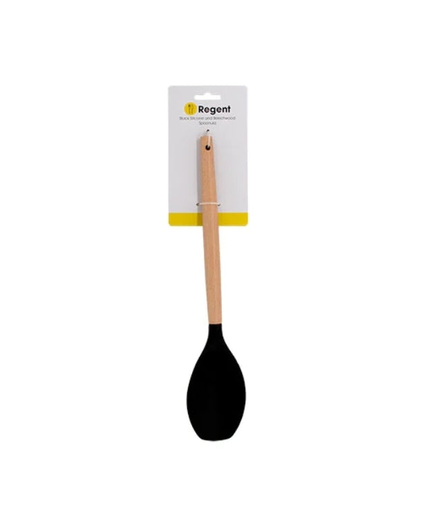 Regent Silicone And Beechwood Kitchen Utensils