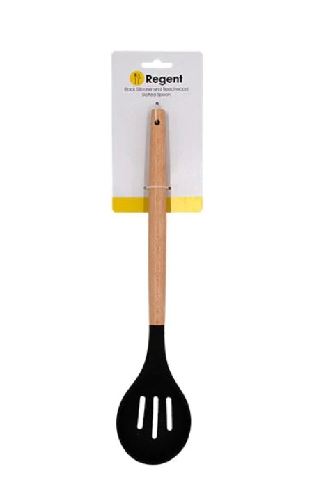 Regent Silicone And Beechwood Kitchen Utensils