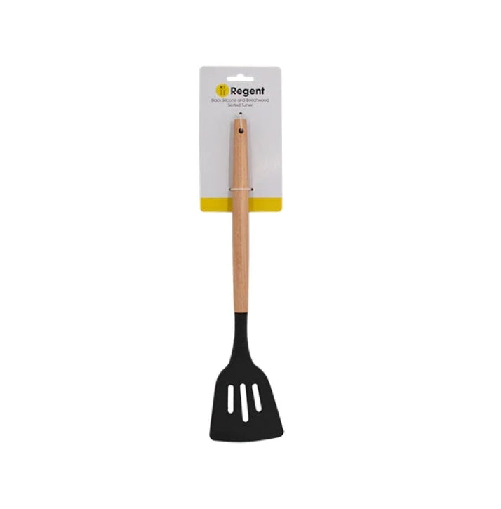 Regent Silicone And Beechwood Kitchen Utensils